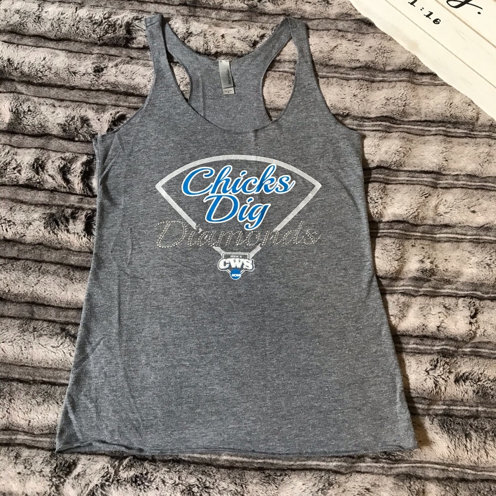 Grey College World Series Tank